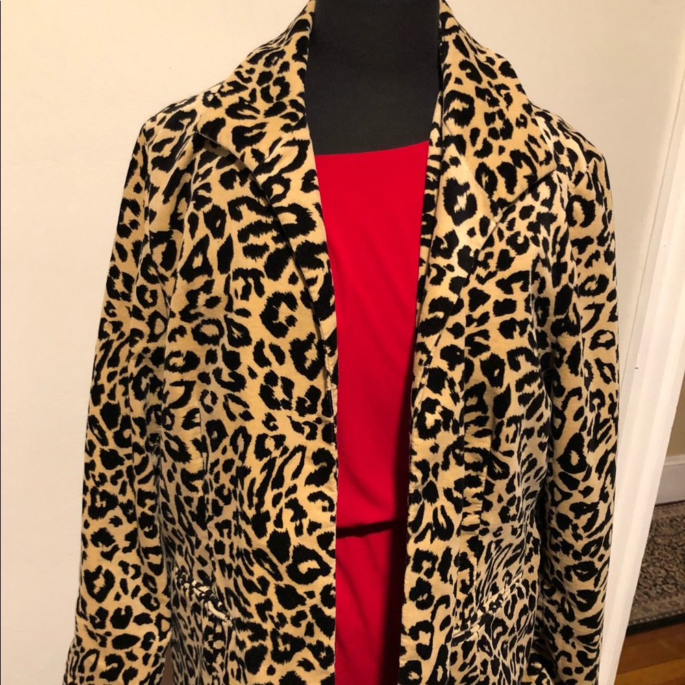 Gorgeous oversized Cheetah leopard jacket Diva